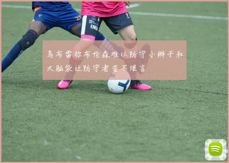 乌布雷称布伦森难以防守小辫子和大脑袋让防守者苦不堪言